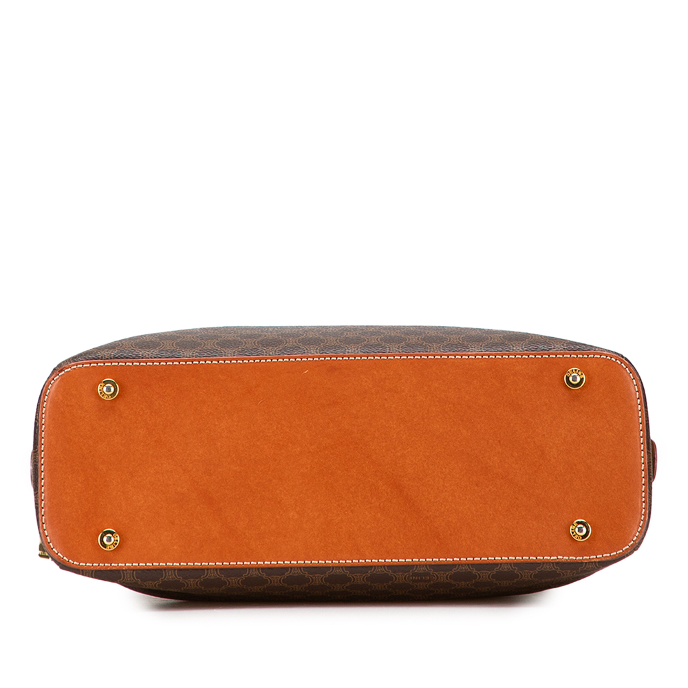 Pre-Loved Celine Macadam Coated Canvas Dome Handbag - Picture 3 of 7